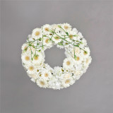 Blomster_Krans_hvit_31cm